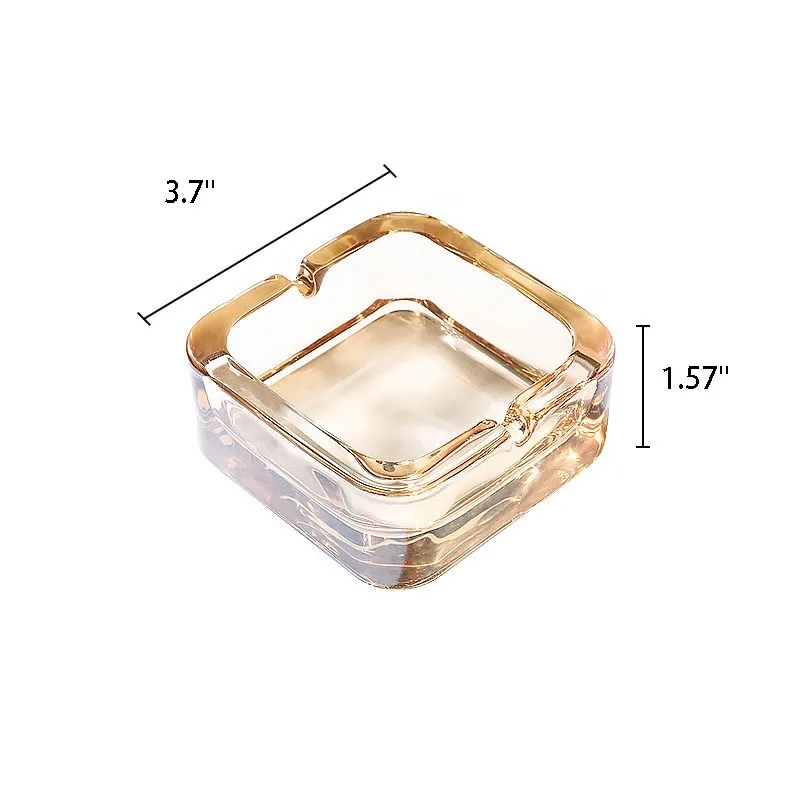 Crystal Glass Ashtray 1