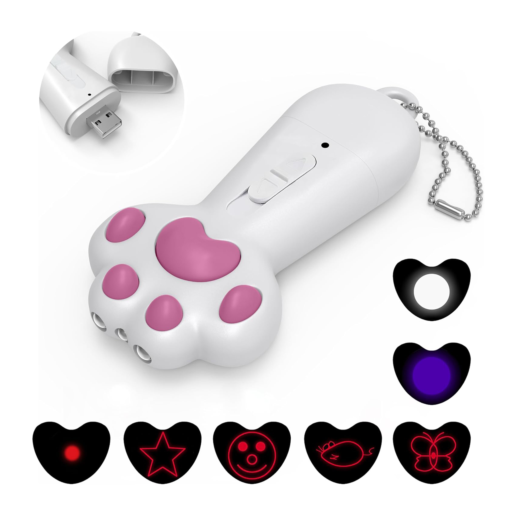 Rechargeable Cat Laser Toy 3