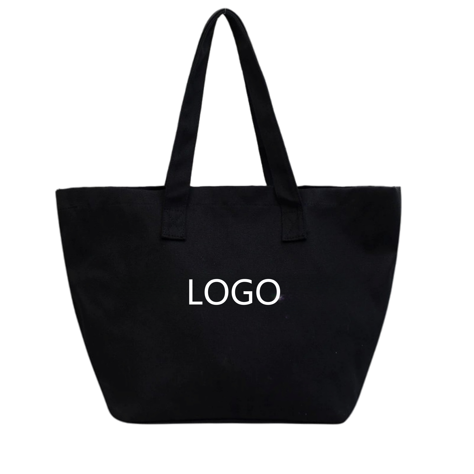 Large Grocery Canvas Tote Bag, custom tote bag with logo imprint 3