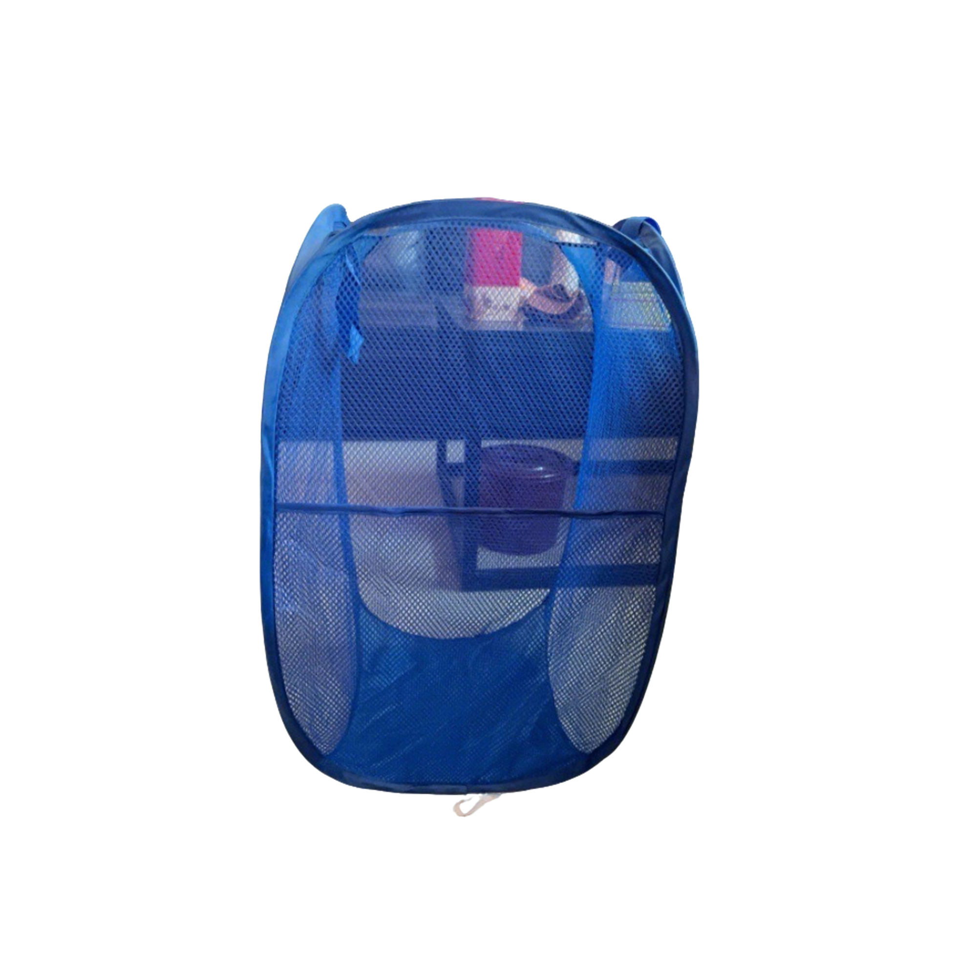 Foldable Mesh Laundry Hamper With Dual Handle 5