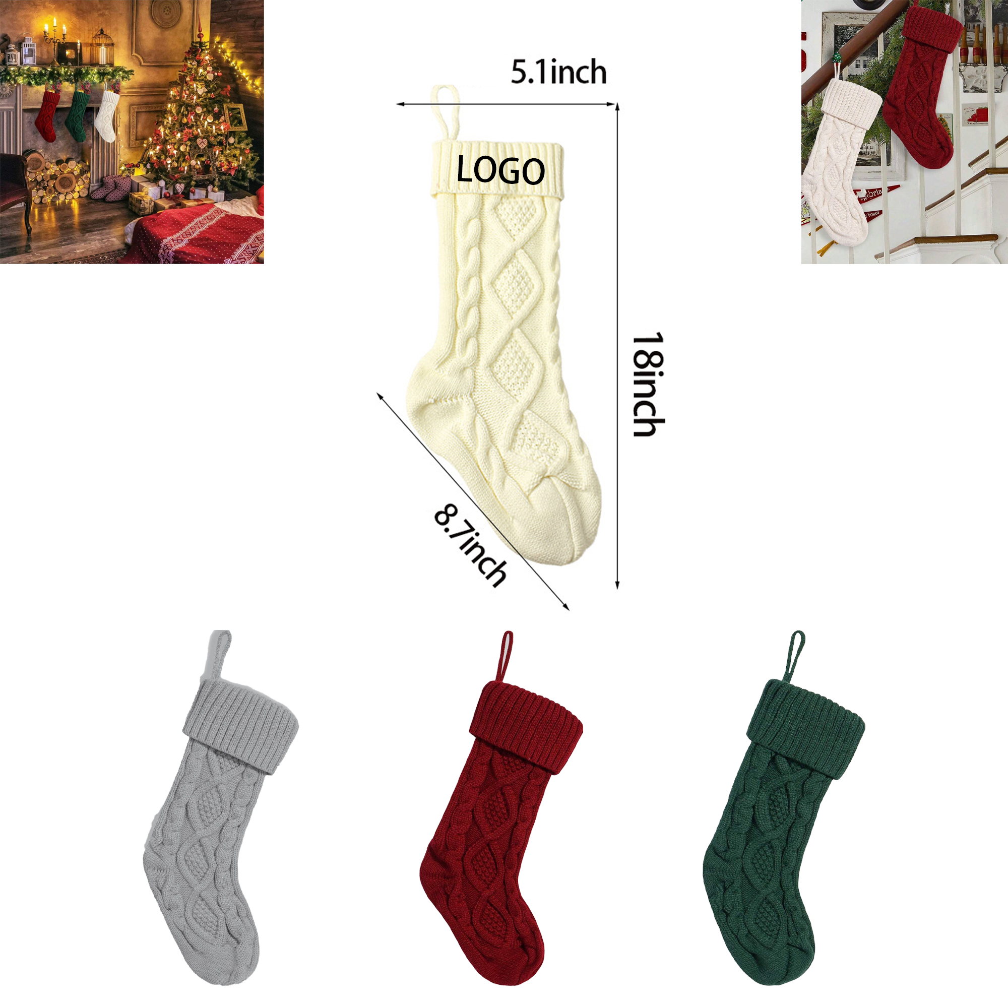 Tree Knitted Hanging Candy Pouch 2