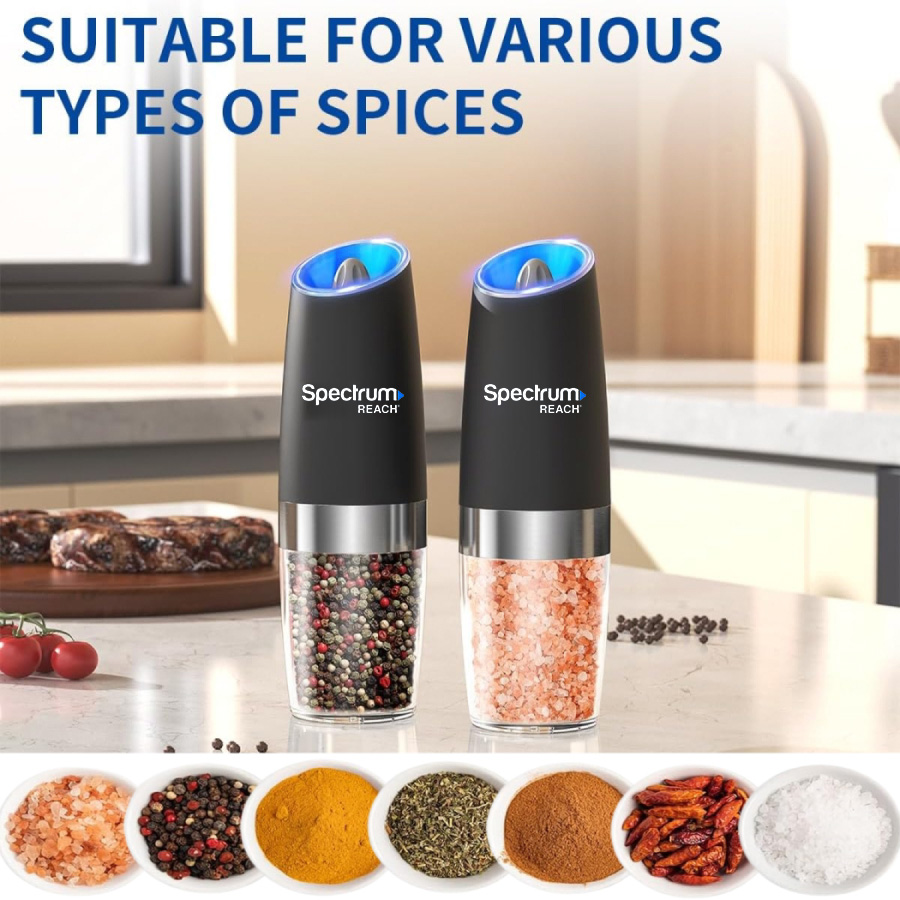Gravity Electric Salt & Pepper Grinder Set 5