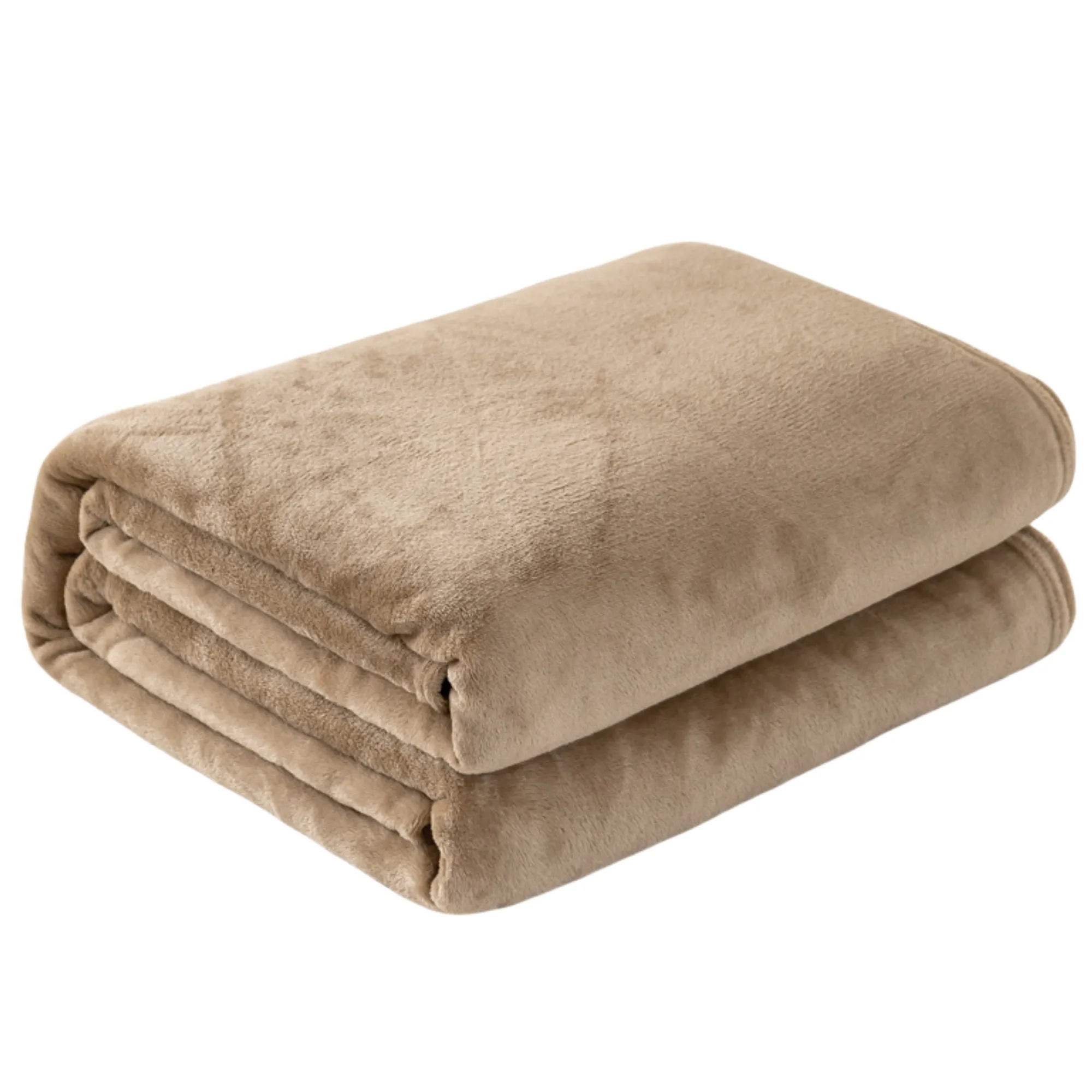 Classic Solid Color Flannel Thin Blanket 9