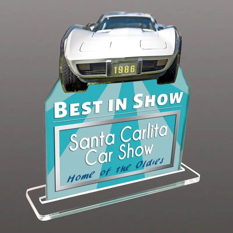 Custom Desk Plaques with slotted base