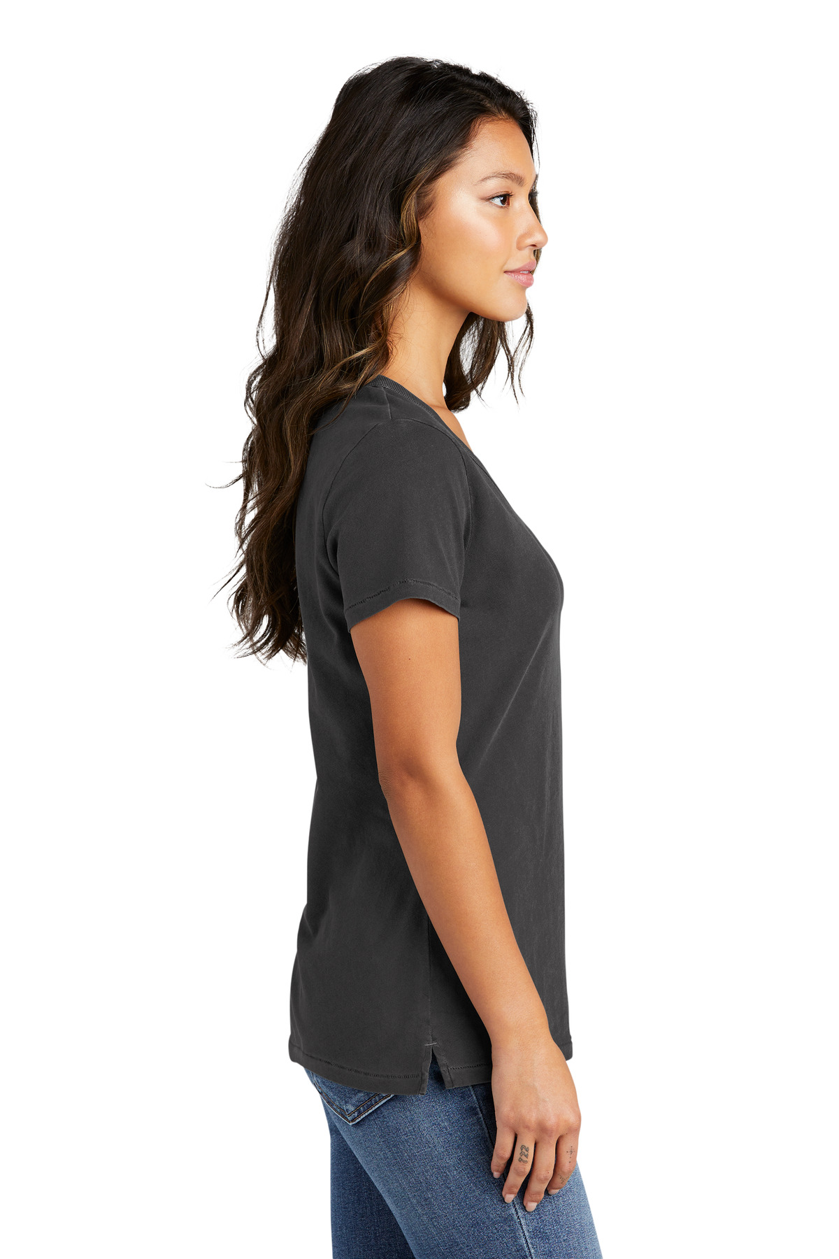 Port & Co Women's Beach Wash Garment-Dyed V-Neck Tee LPC099V 37