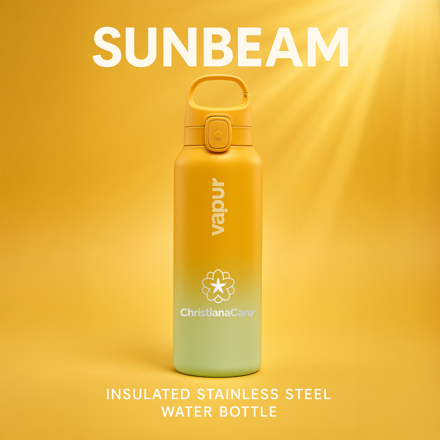 Vapur® Chill 20oz Insulated Water Bottle Sunbeam Yellow 10