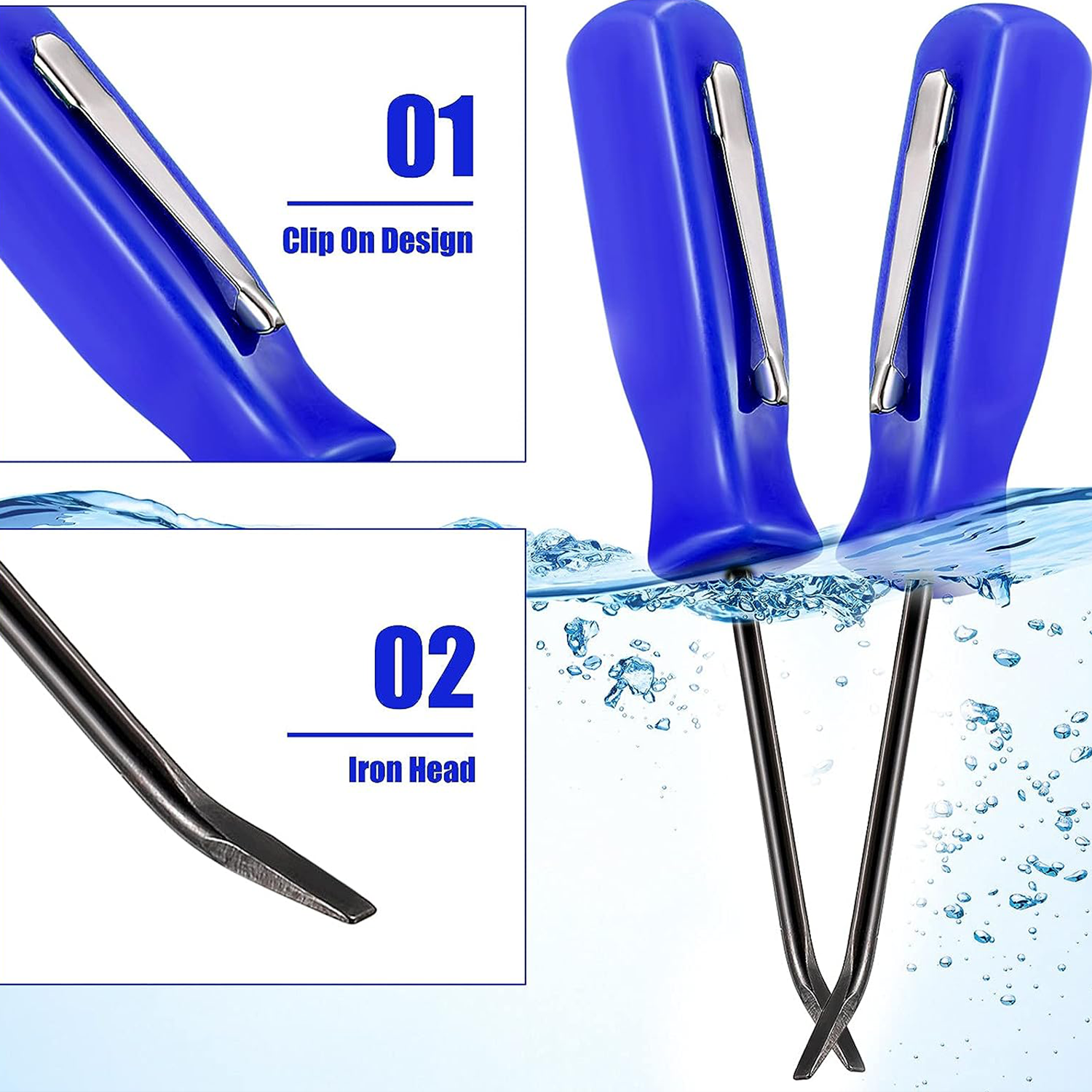 4.5" Mini screwdriver Pocket Pry Bar short lever crowbar 16