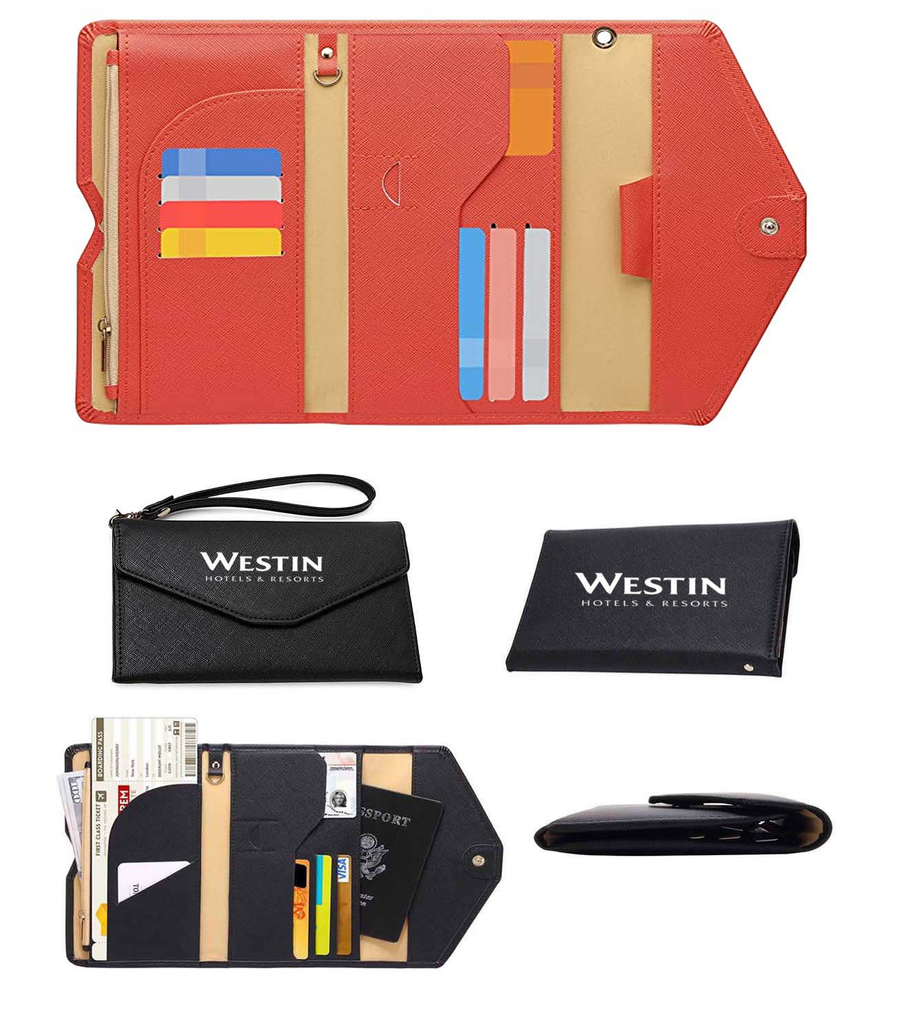 iBank ® Multi-Purpose RFID Blocking Passport Holder Travel Wallet 2