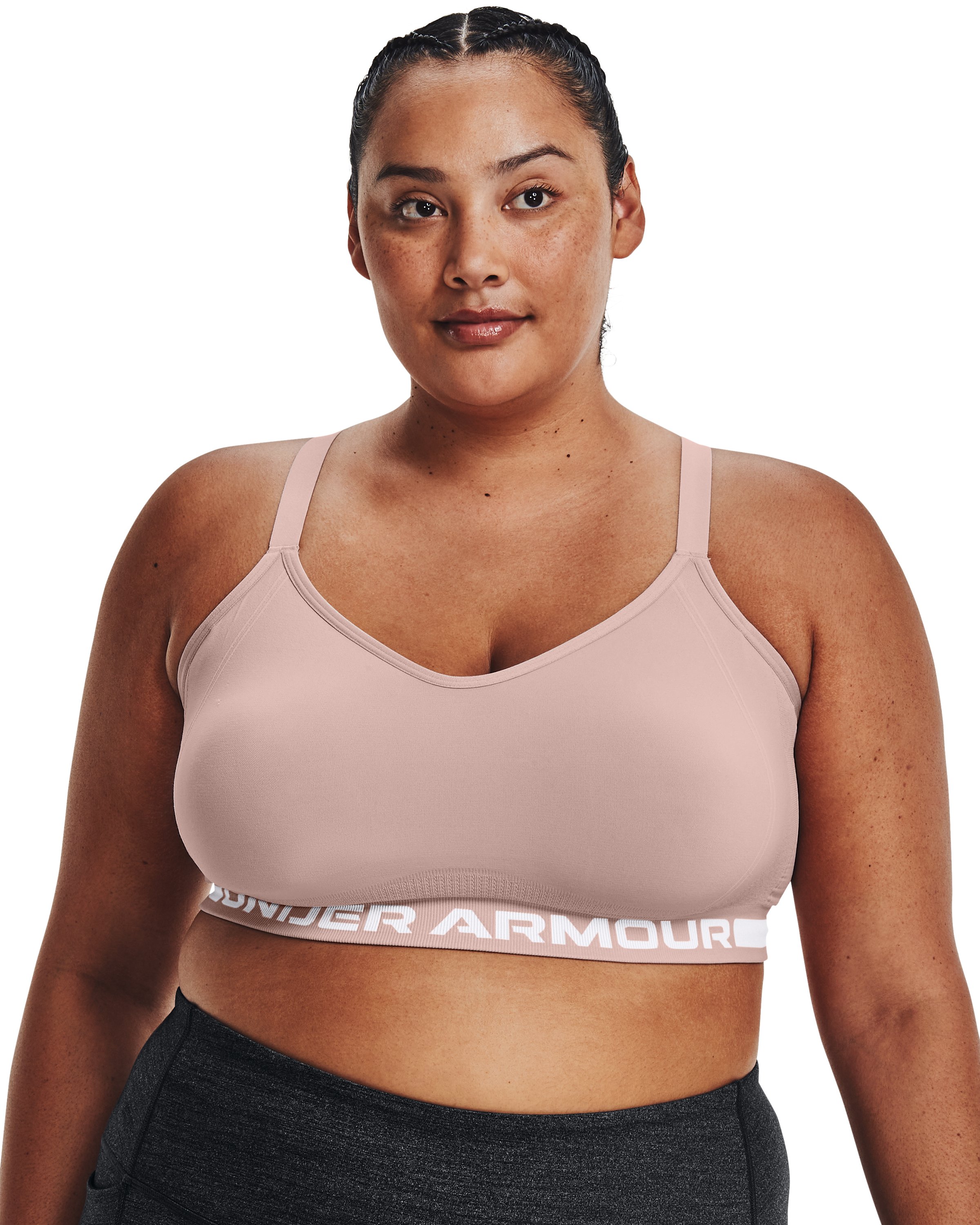 Women's UA Seamless Low Long Sports Bra 5