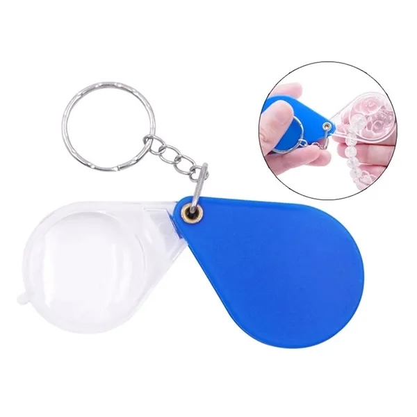 Foldable ABS Magnifier with Keychain 3