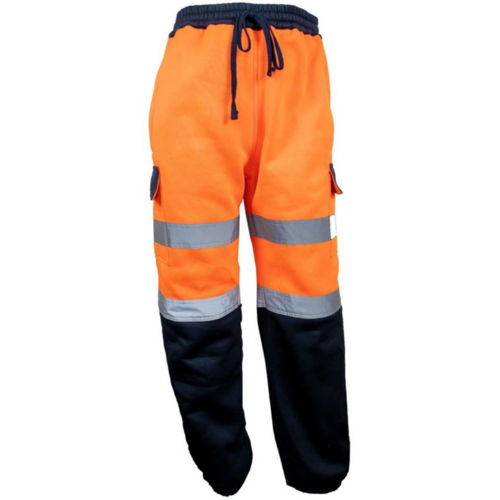 VISIPRO Reflective Colorblock Safety Jogger Sweatpants - 280G Fleece - ANSI 107-2020 Class 3 5
