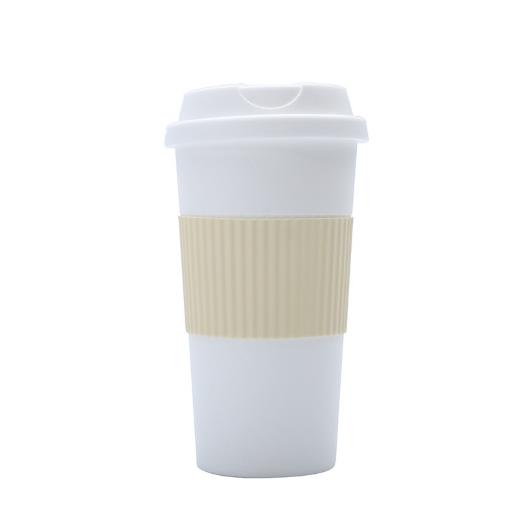 16 oz Solid Color Portable Thickened Coffee Cup 2