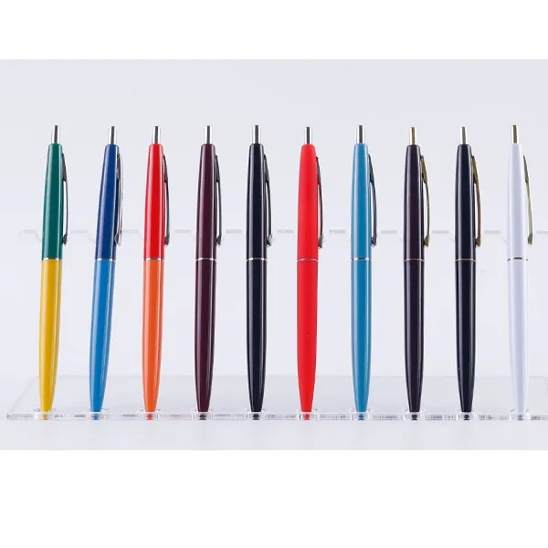 Plastic Click Silver Ballpoint Pens 9