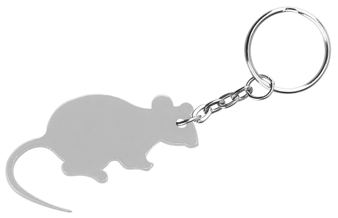 Rat / Mouse shape bottle opener with key chain. 5