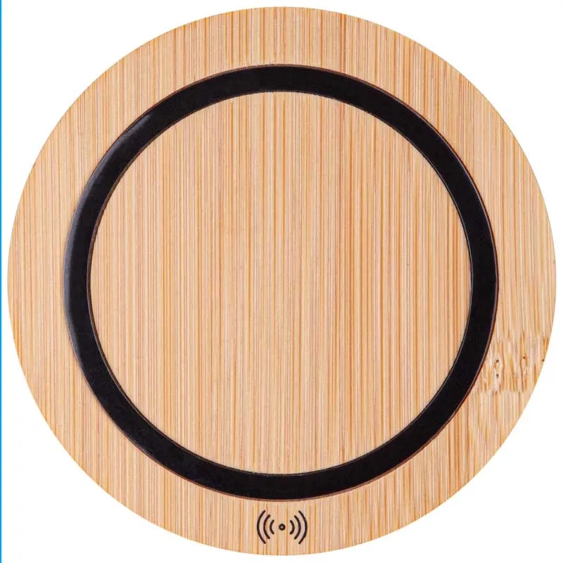 Lex Bamboo Wireless Speaker with Phone Charger 2