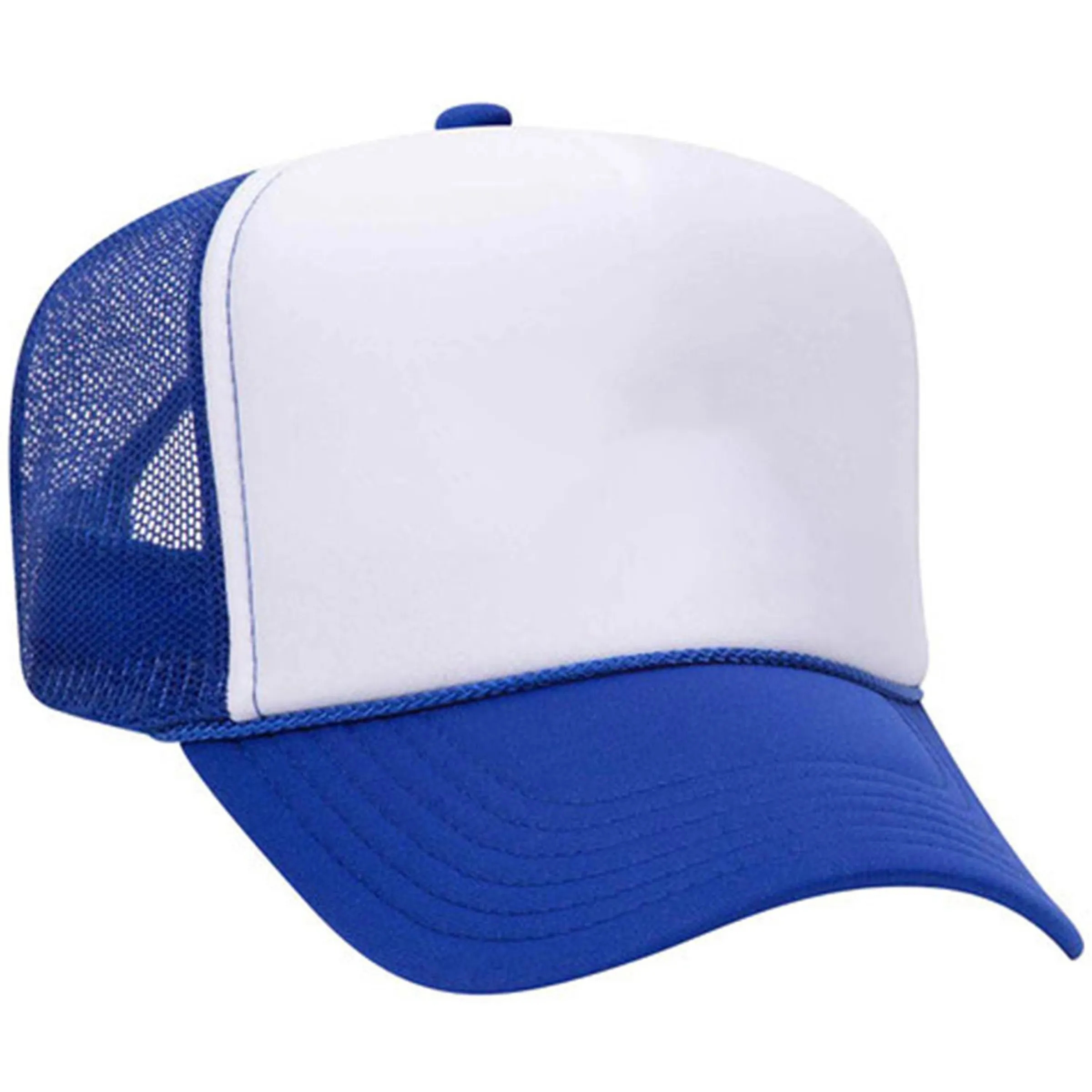 OTTO 5 PANEL HIGH CROWN MESH BACK TRUCKER HAT 53