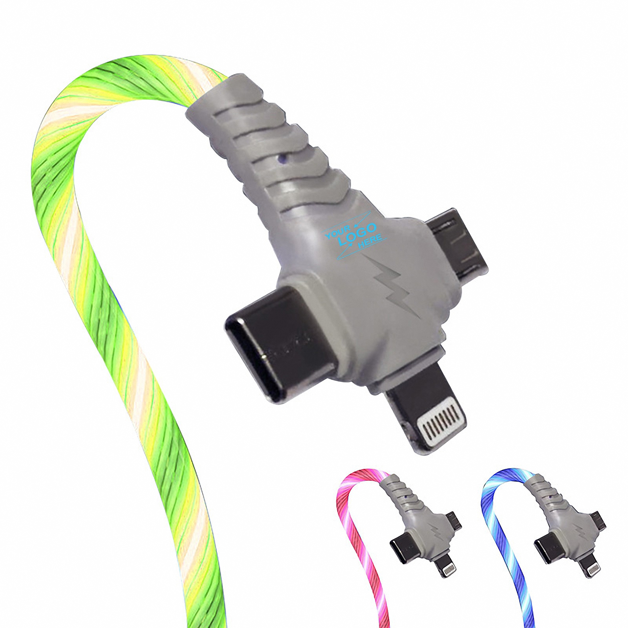 3" 1 Glowing USB Charging Cable