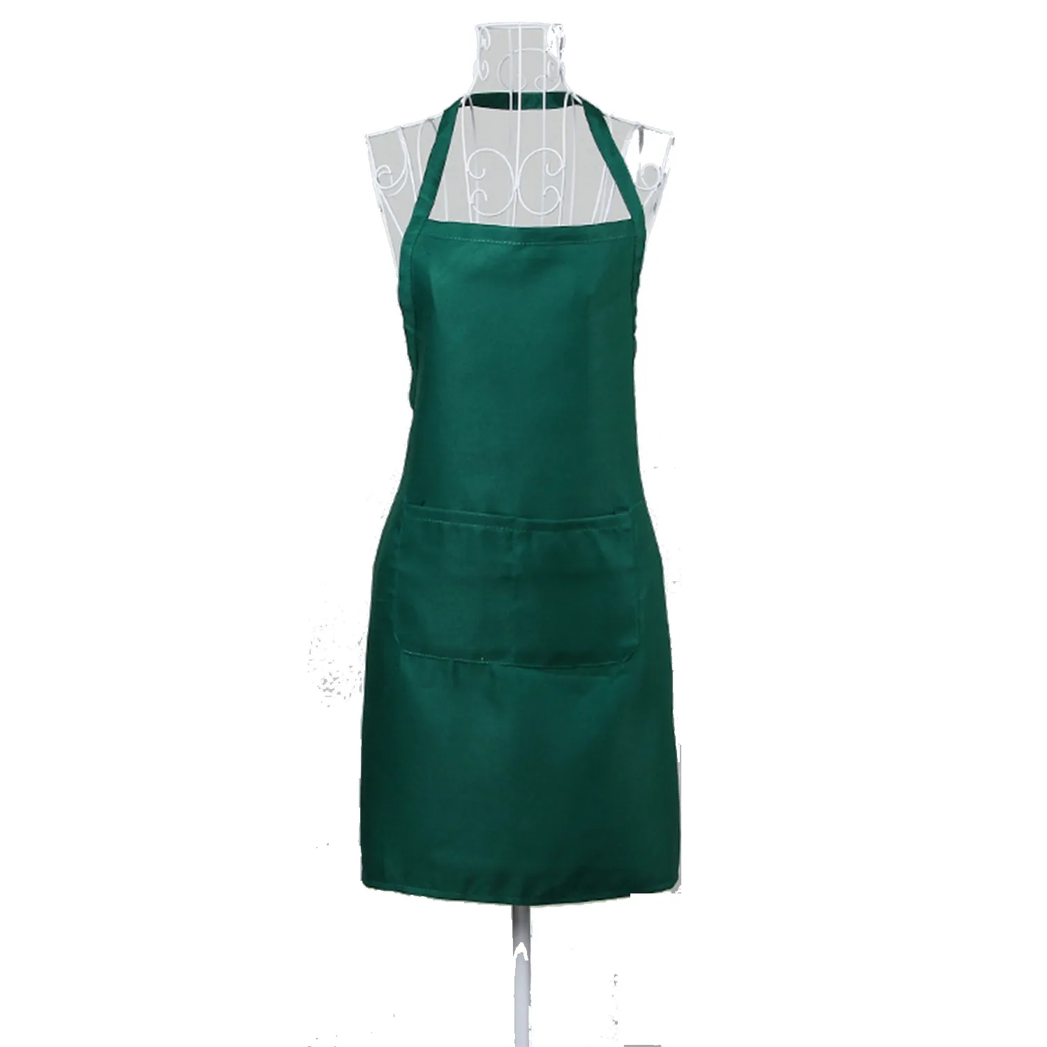 Unisex Plain Apron With Front Pocket 5