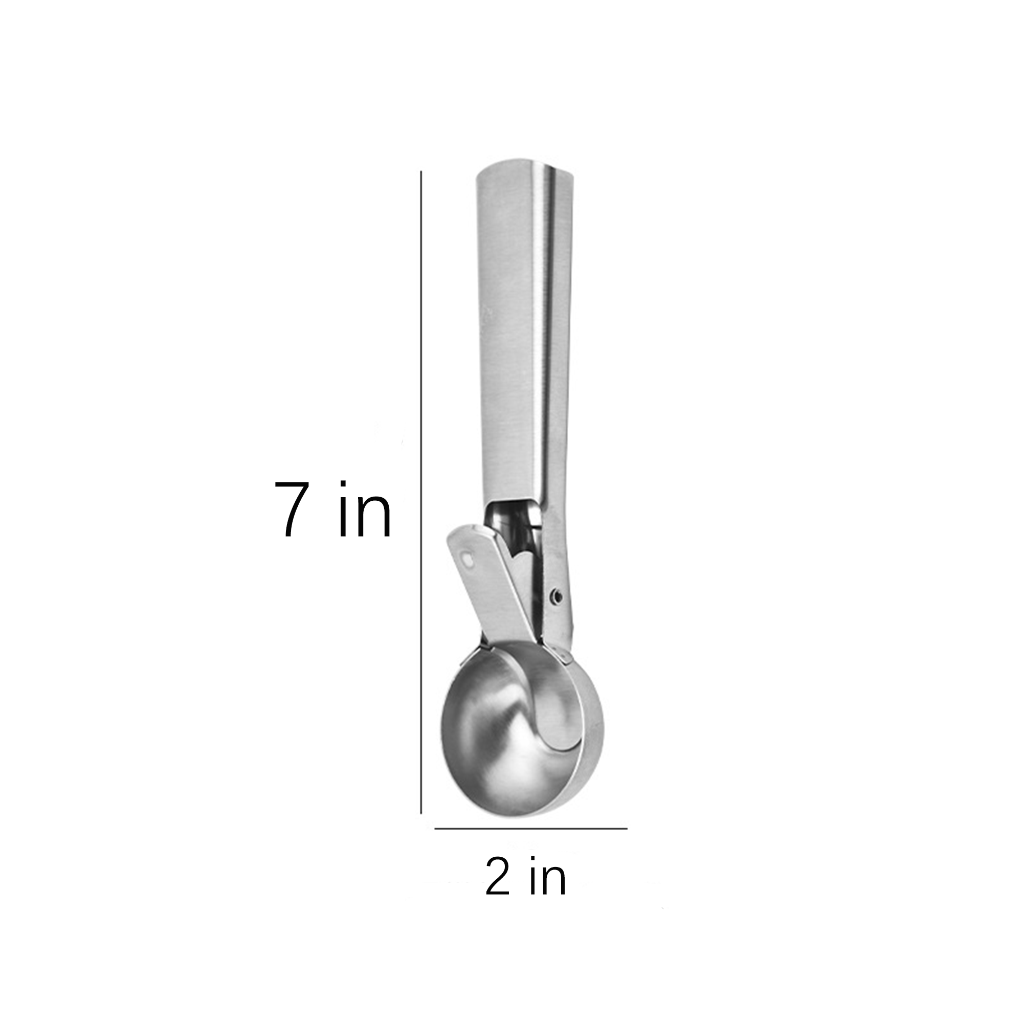 Stainless Steel Ice Cream Scoop 2