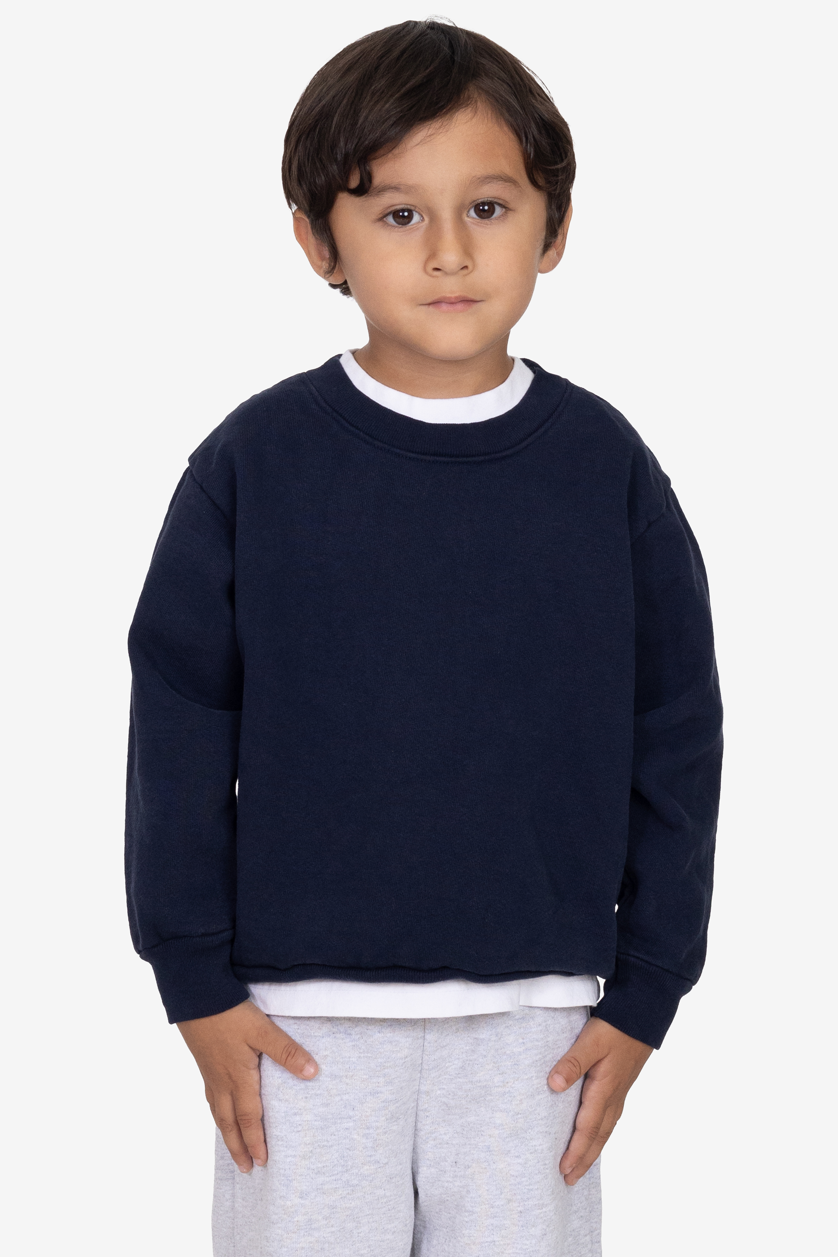 LS HVY FLEECE PO CREW 14 OZ 18