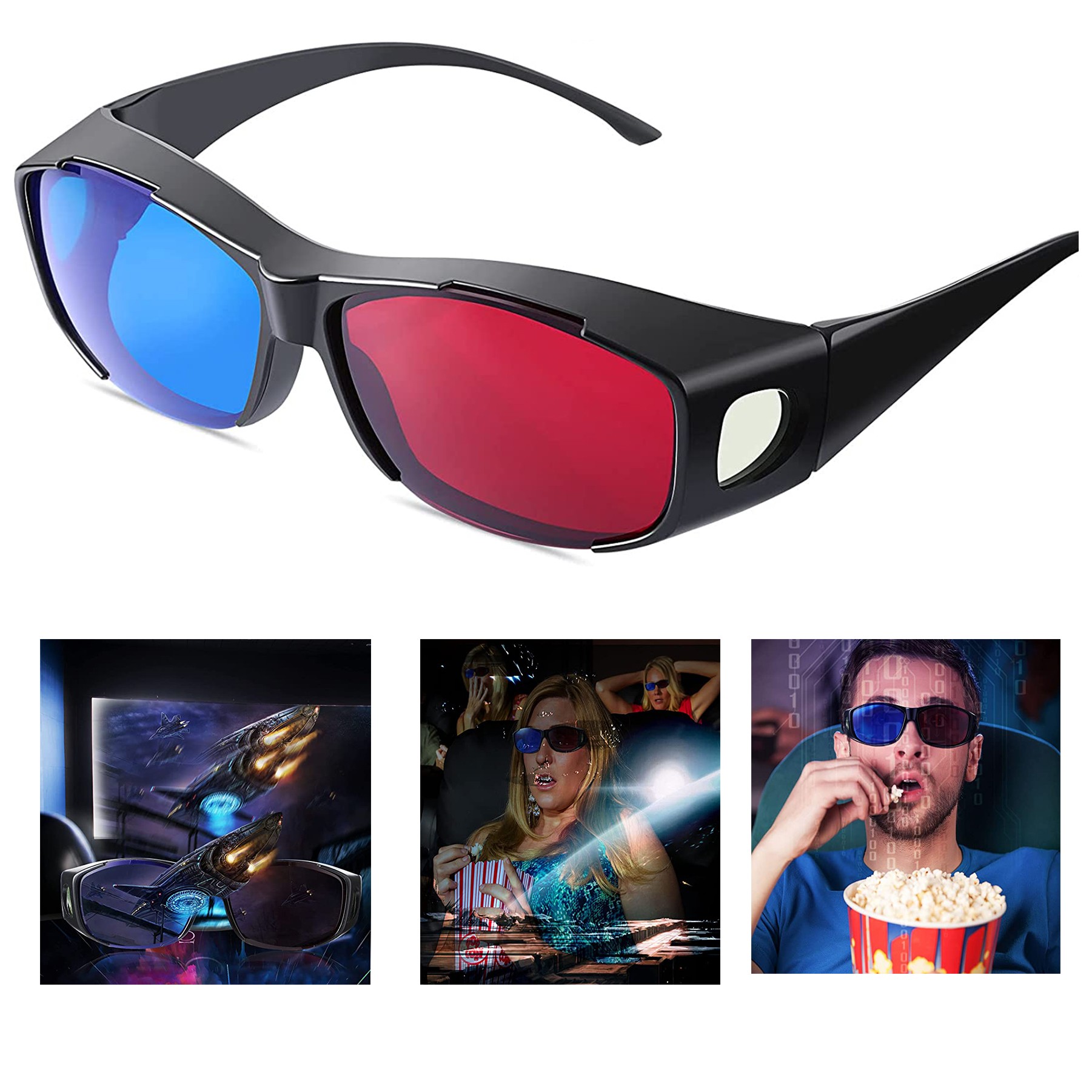 Red And Blue 3D Glasses 2