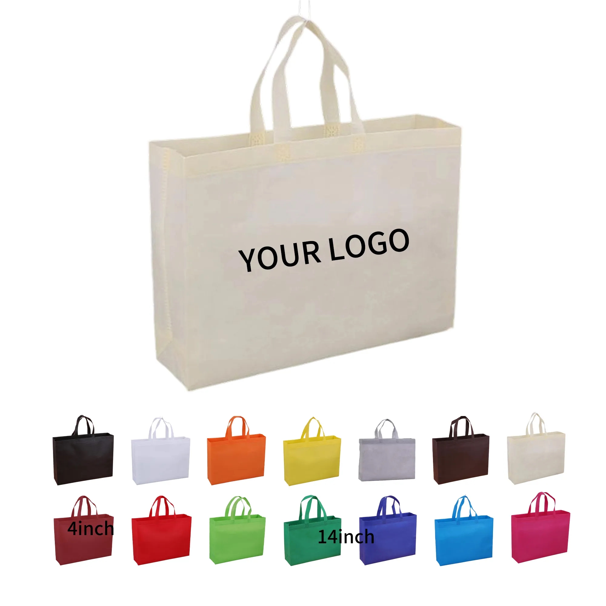 Non Woven Grocery Tote Cross Stitched 2