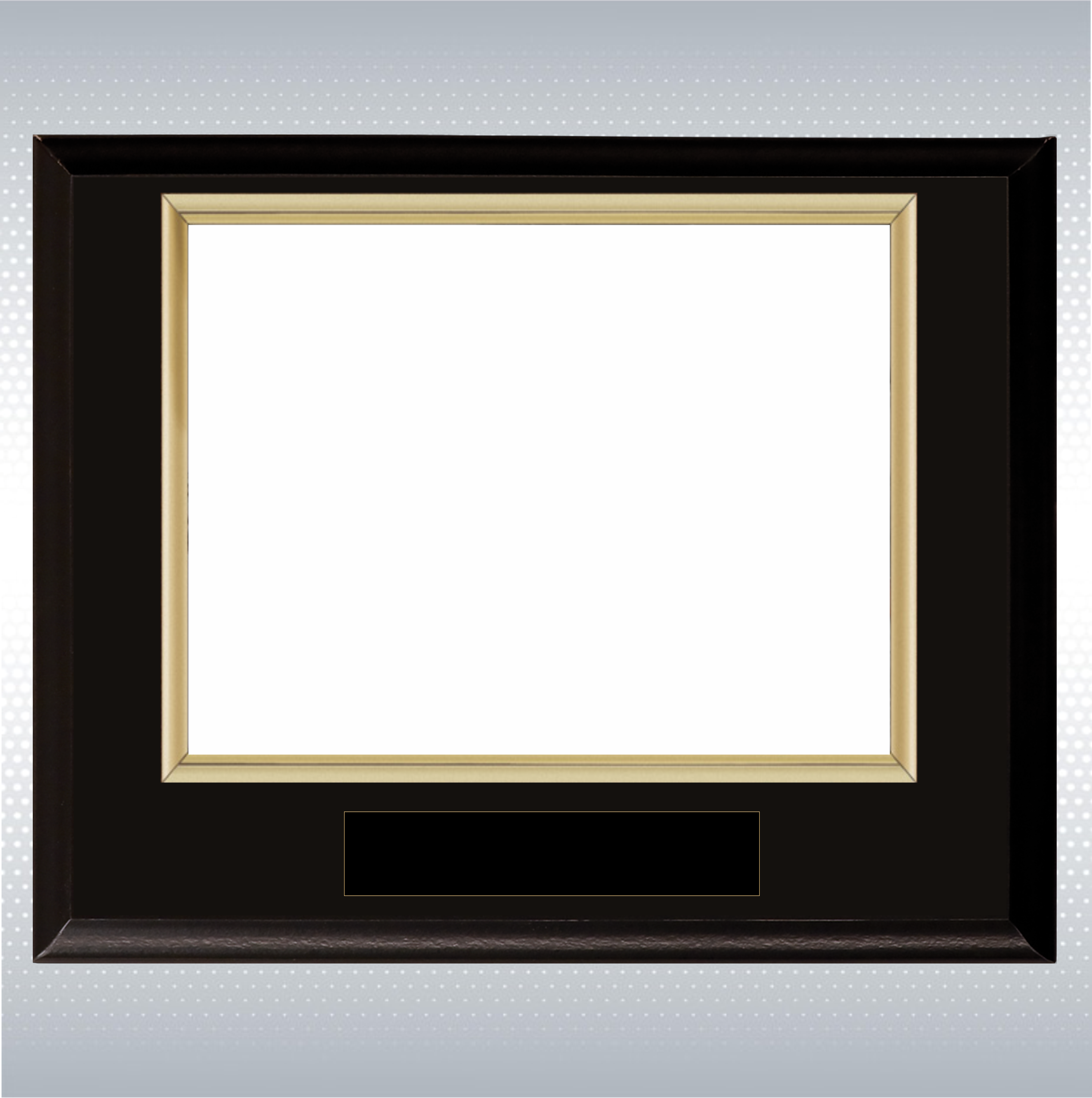 Black Matte Finish Certificate Plaque 11