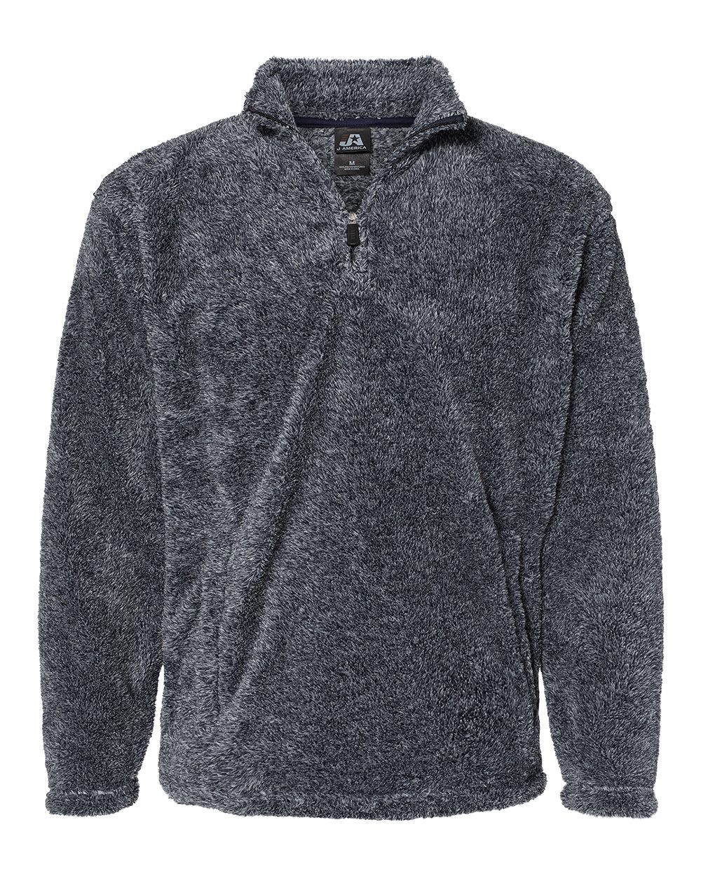 Unisex Boundary Shag Frosty Sherpa Quarter-Zip Pullover - 8464 11