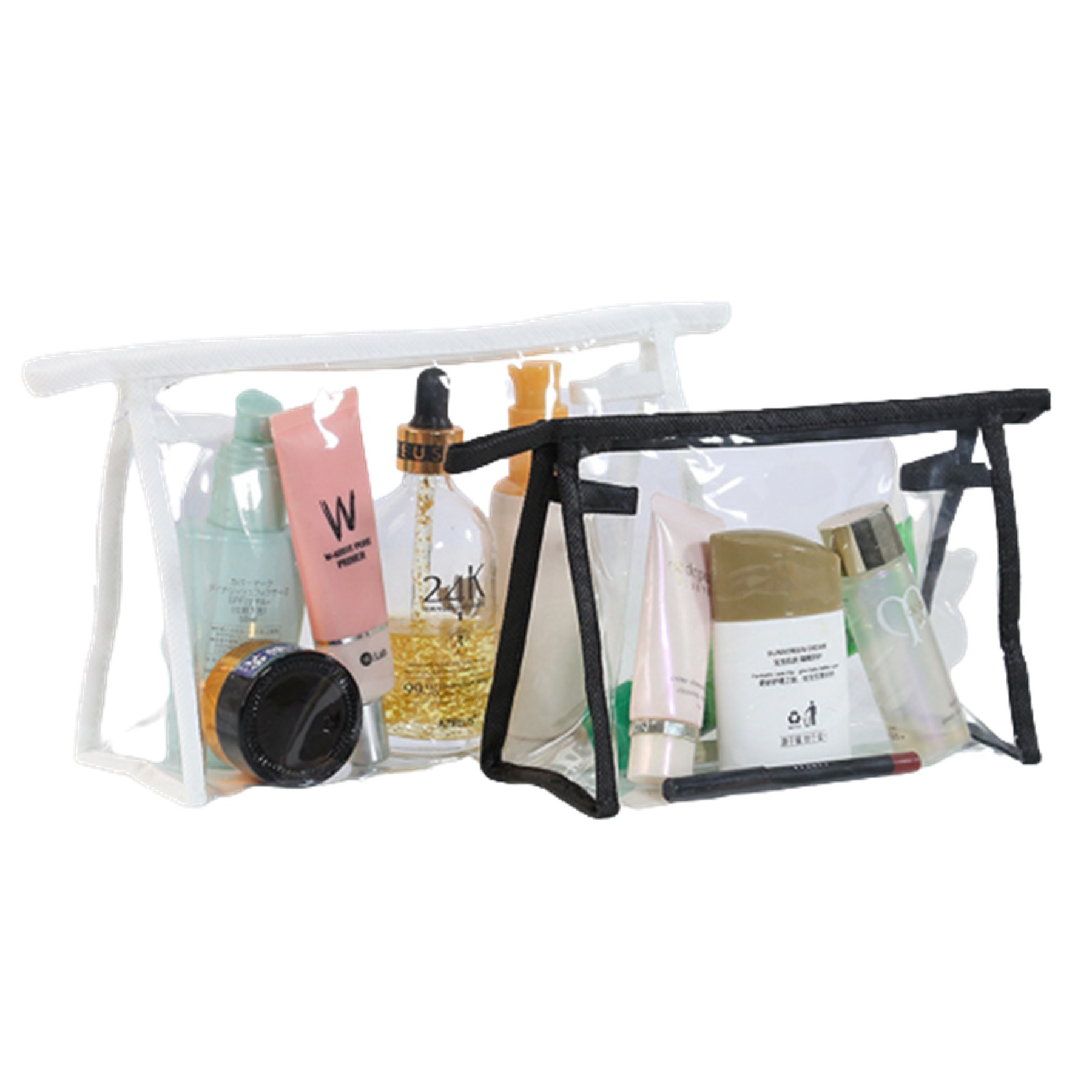 Transparent Waterproof Cosmetic Toiletry Bag 3