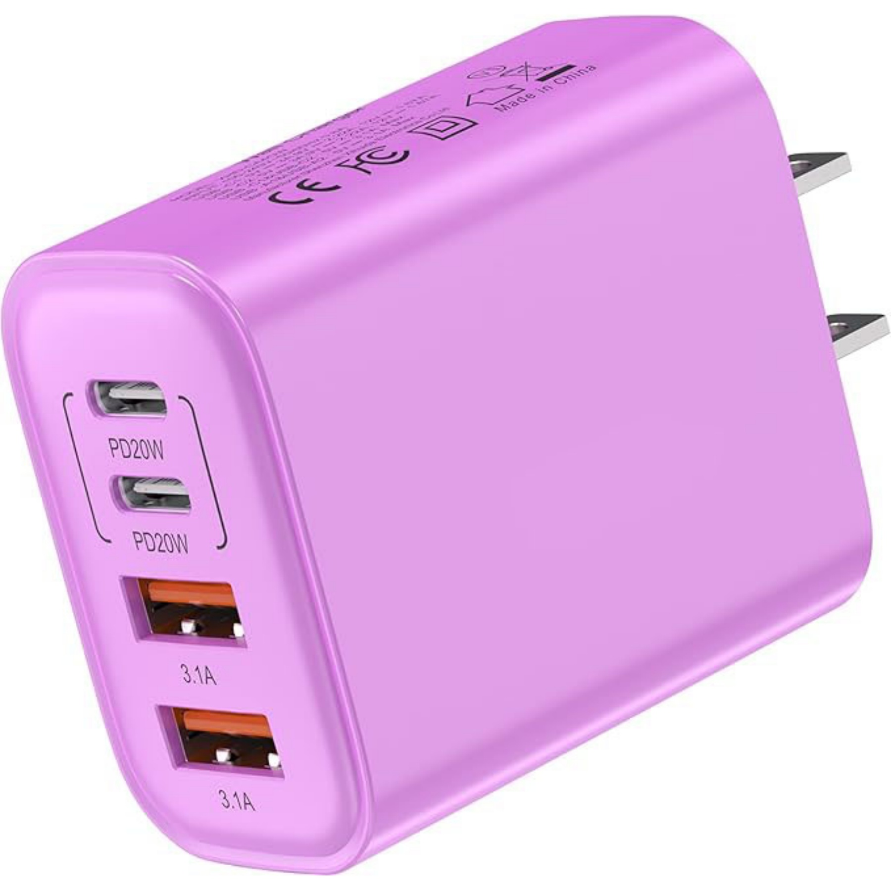 40W 4 Ports Fast Charging Block 4