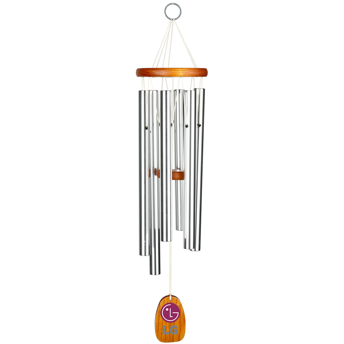 Gregorian Wood And Aluminum Wind Chime 9