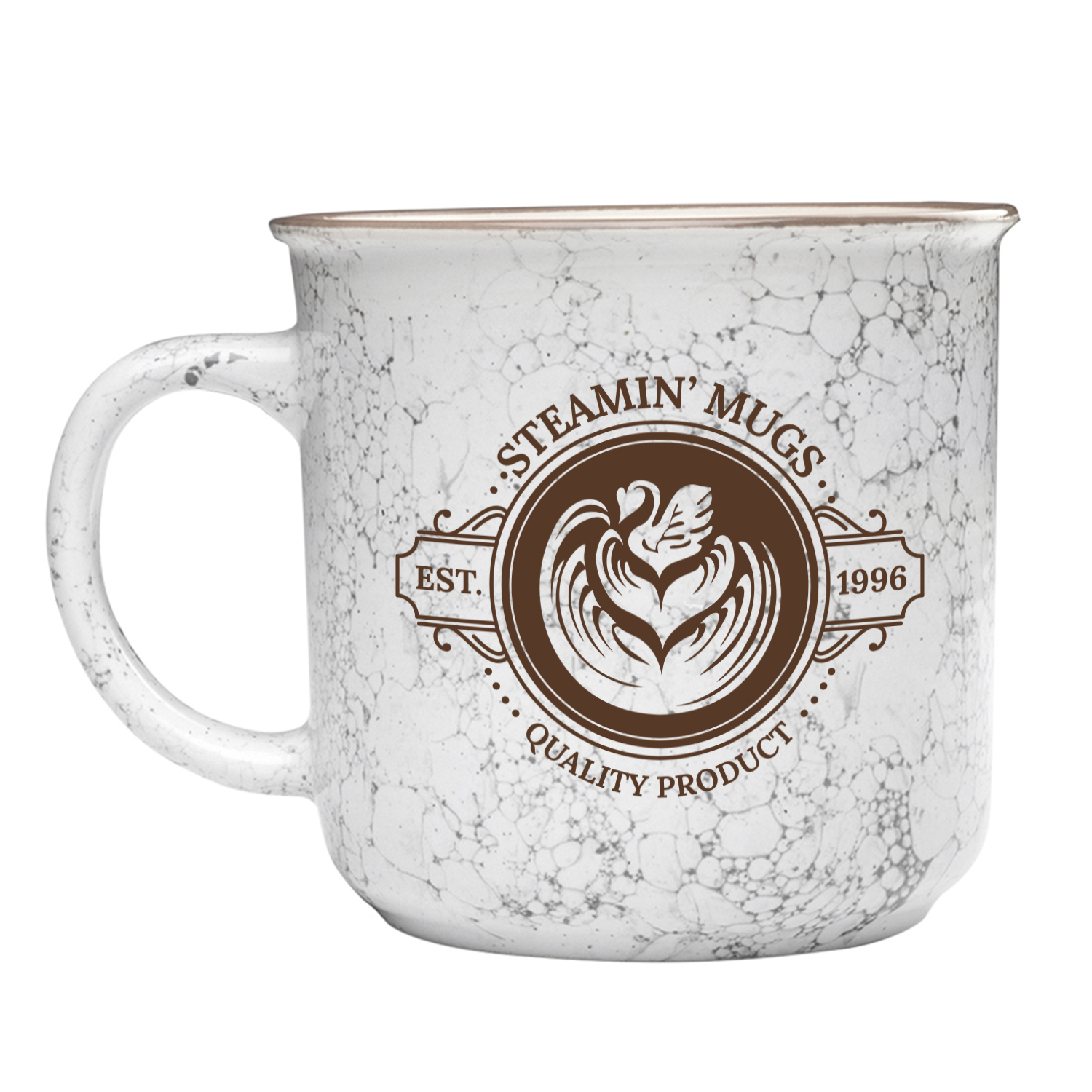 13 oz. Cairn Marble Coffee Mug (1 Color Imprint) 3