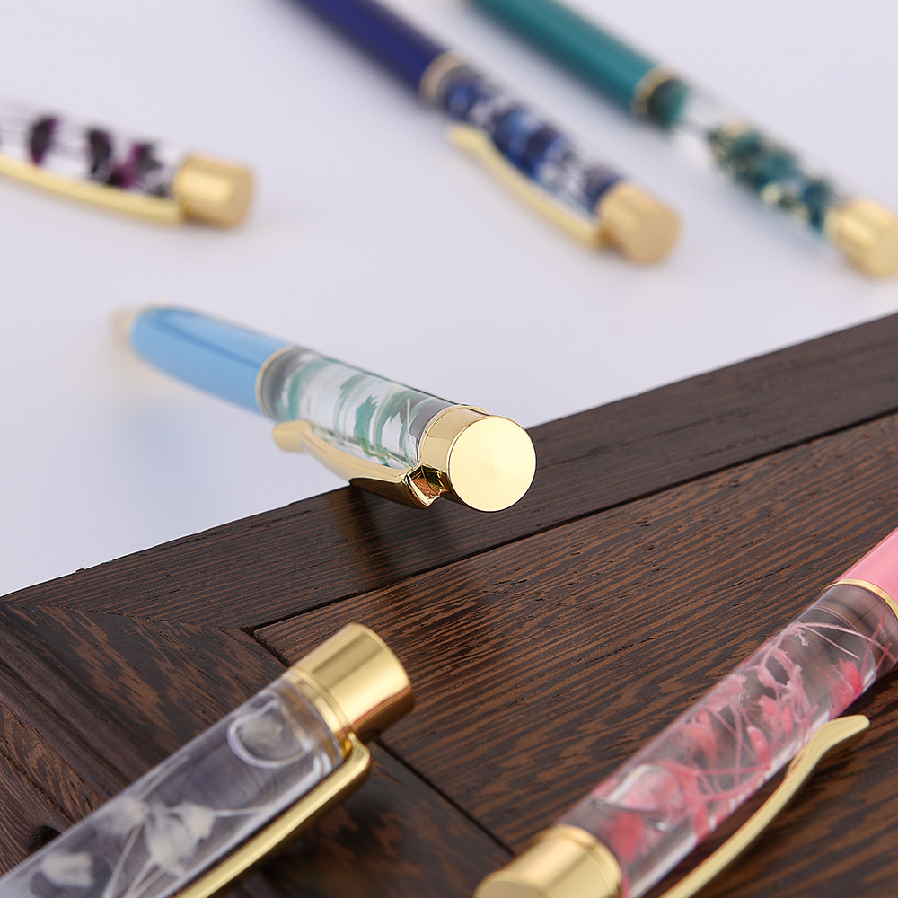 Flower Dynamic Liquid Ball Pen 7
