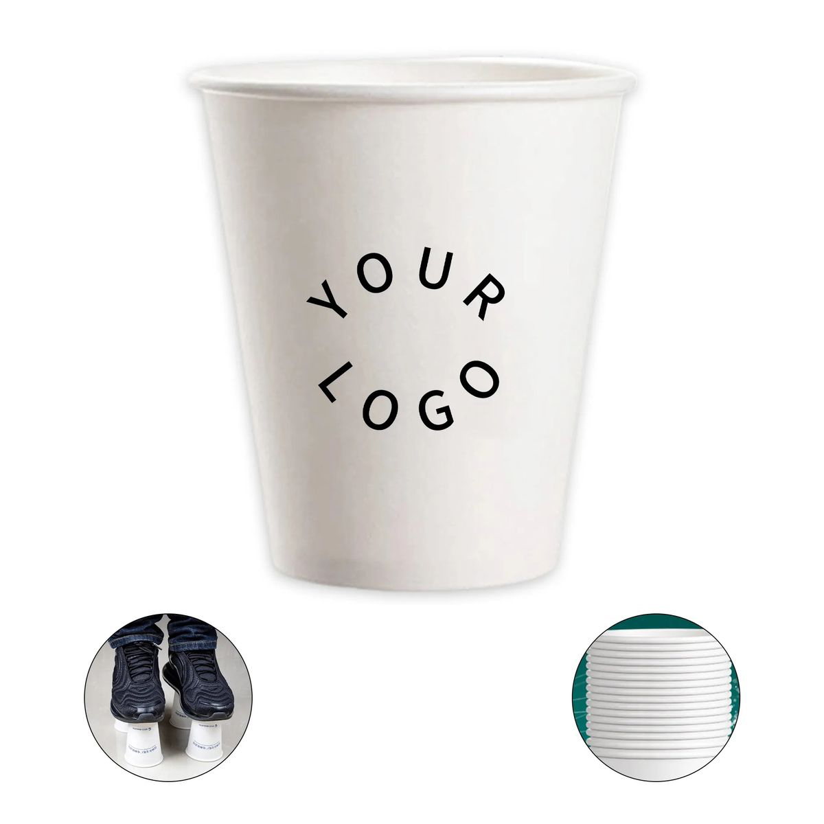 Paper Cup 9OZ Disposable Poly Coated 3
