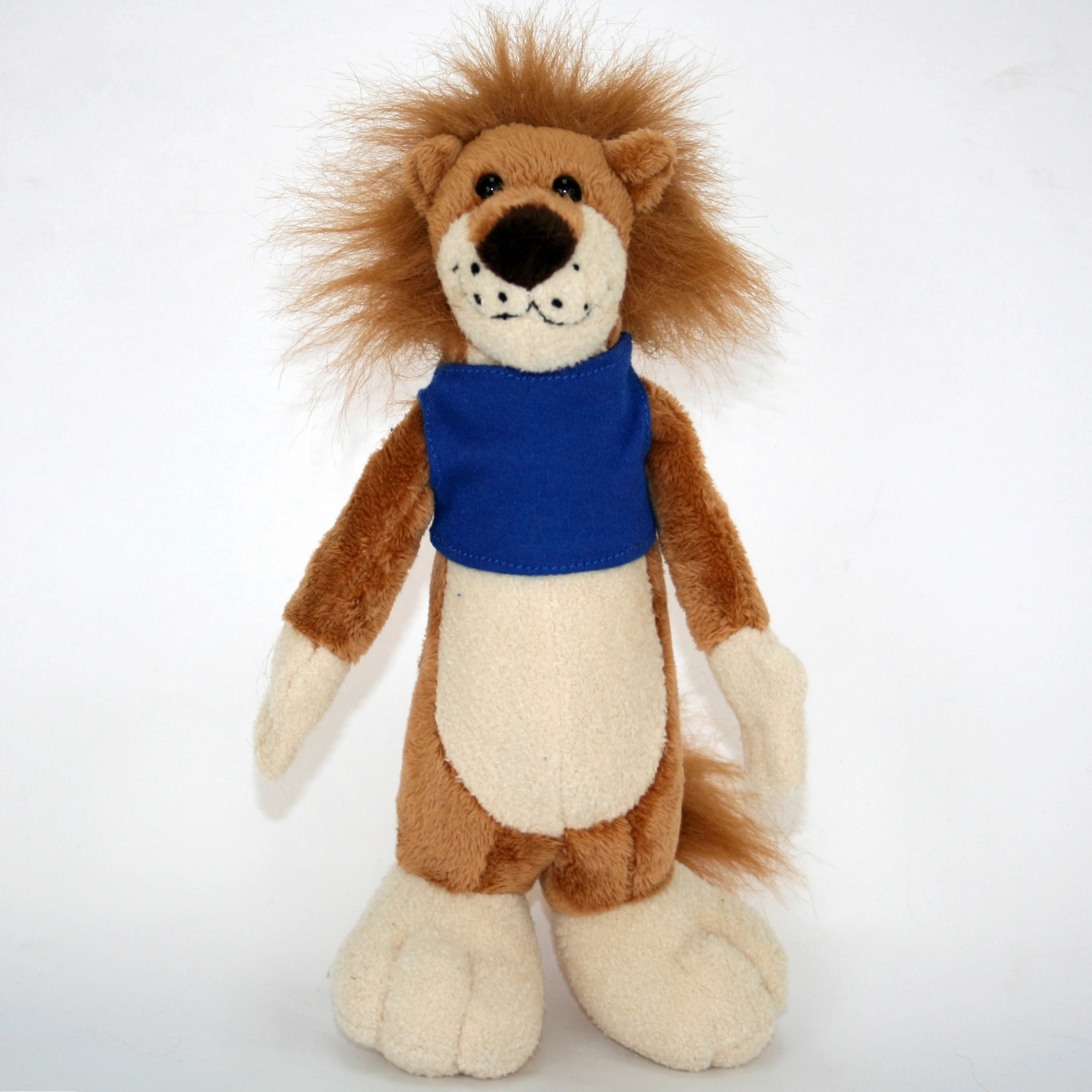 Long Body Stuffed Animal 10" Lion 3
