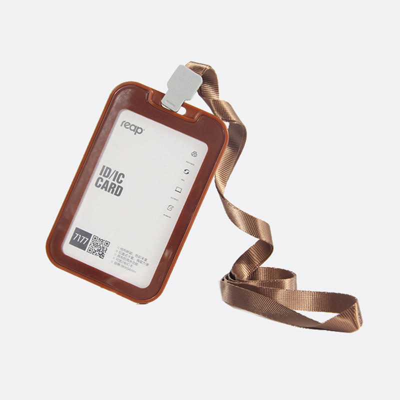 ID Badge Holder with Neck String Lanyard 8
