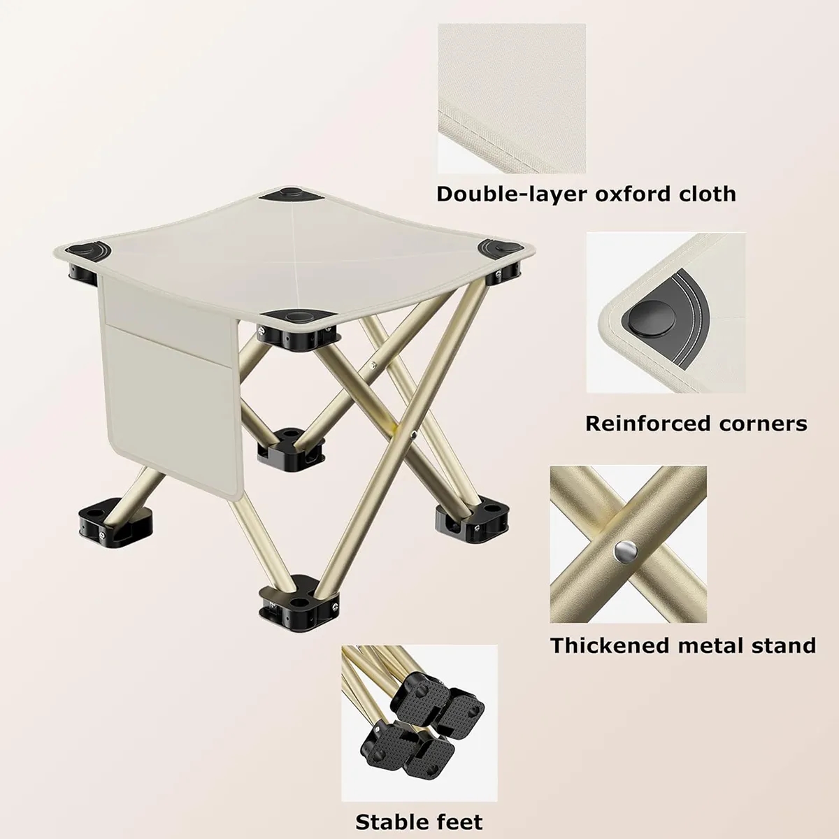 Portable Folding Camping Stool with cary bag 8