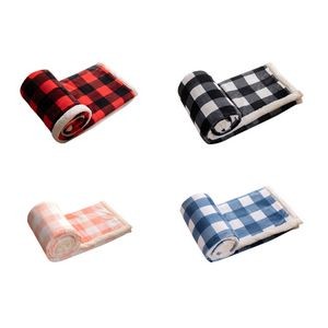 Christmas Plaid Warm Plush Microfiber Blanket 3