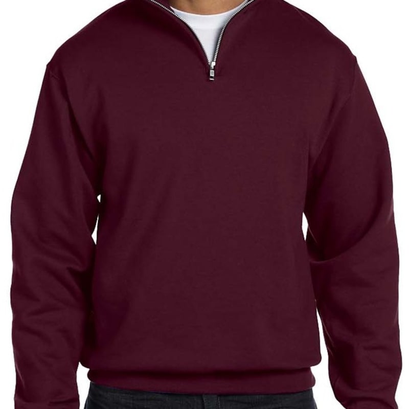 Jerzees 8 Oz., 50/50 NuBlend® Quarter-Zip Cadet Collar Sweat 9