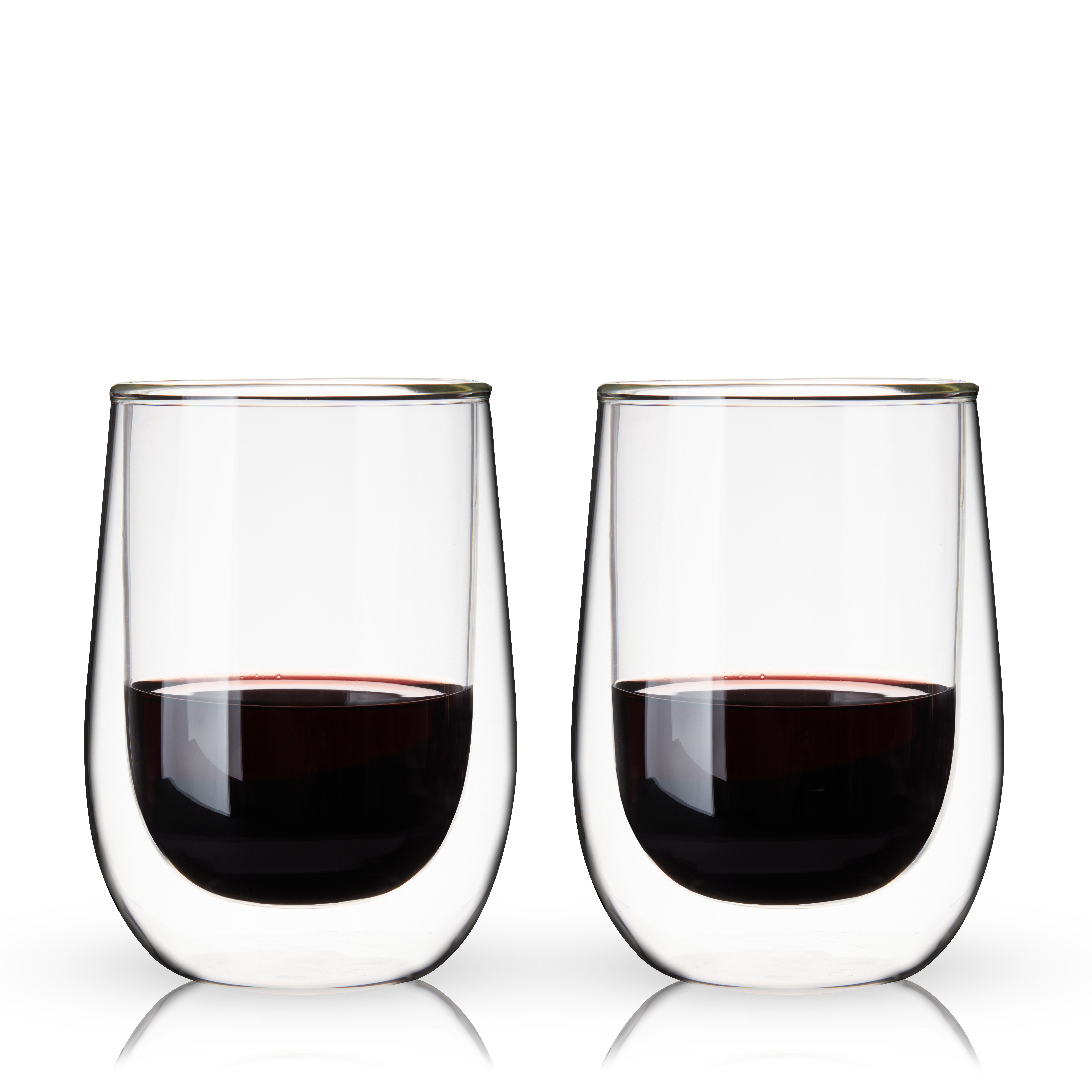 True® Double Walled Wine Glass, set of 2 7