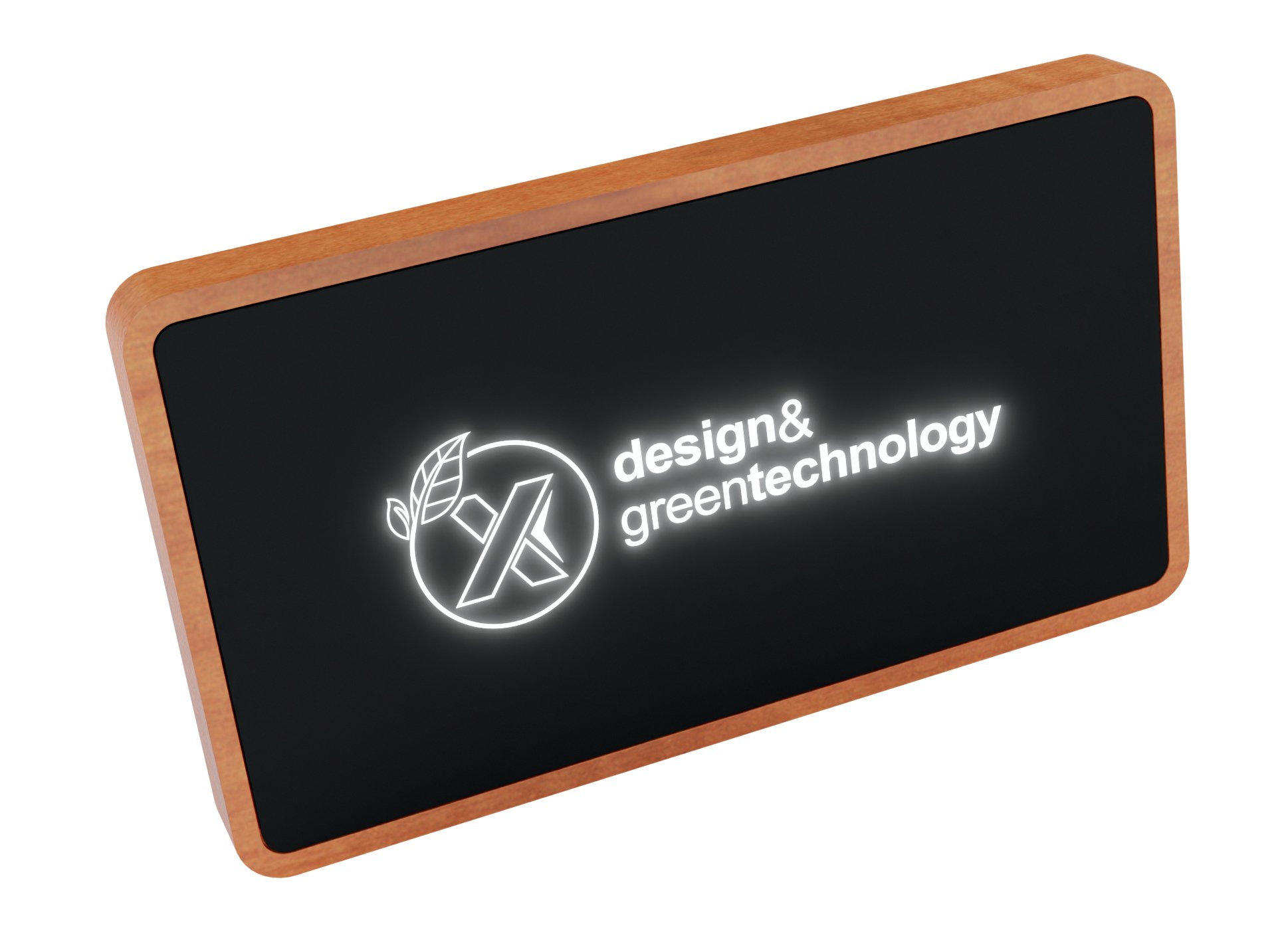 SCX Innovative Design™ Maple Wood Wireless Power Bank 5000 mAh 1