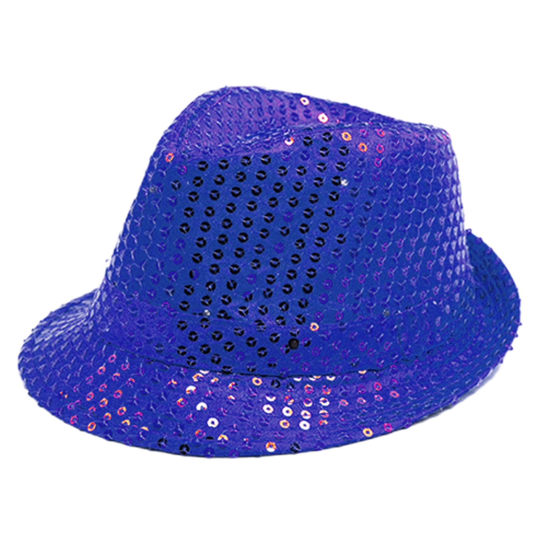 Sequined Glowing Fedora Hat 6