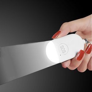 120DB Portable Self Defense Alarm Keychain With Flashlight 2
