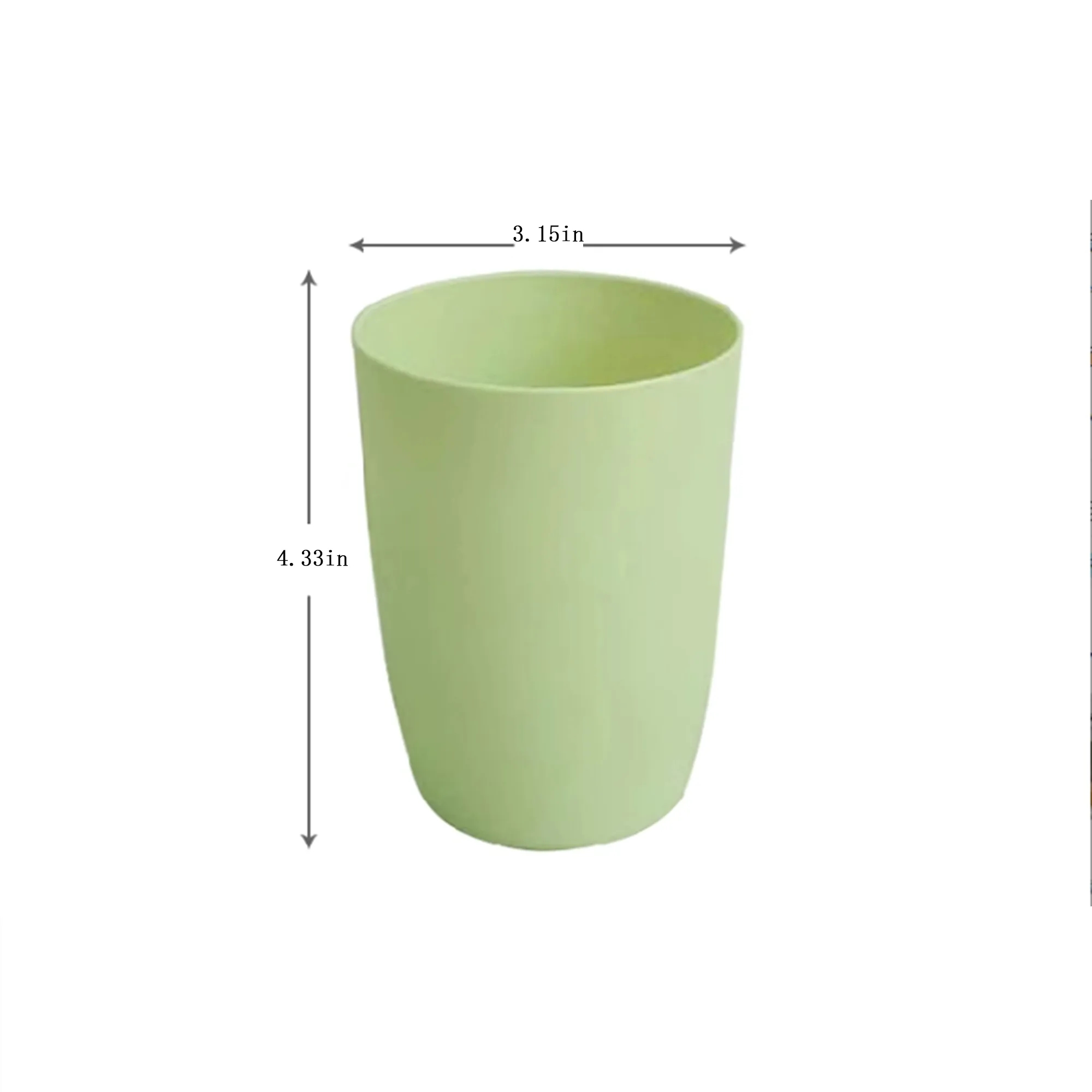 Minimalist Custom Logo Plastic Wash Cup 2