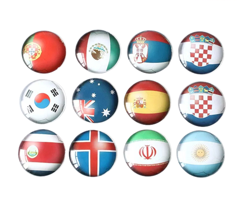 Customized Glass Fridge Magnet 3