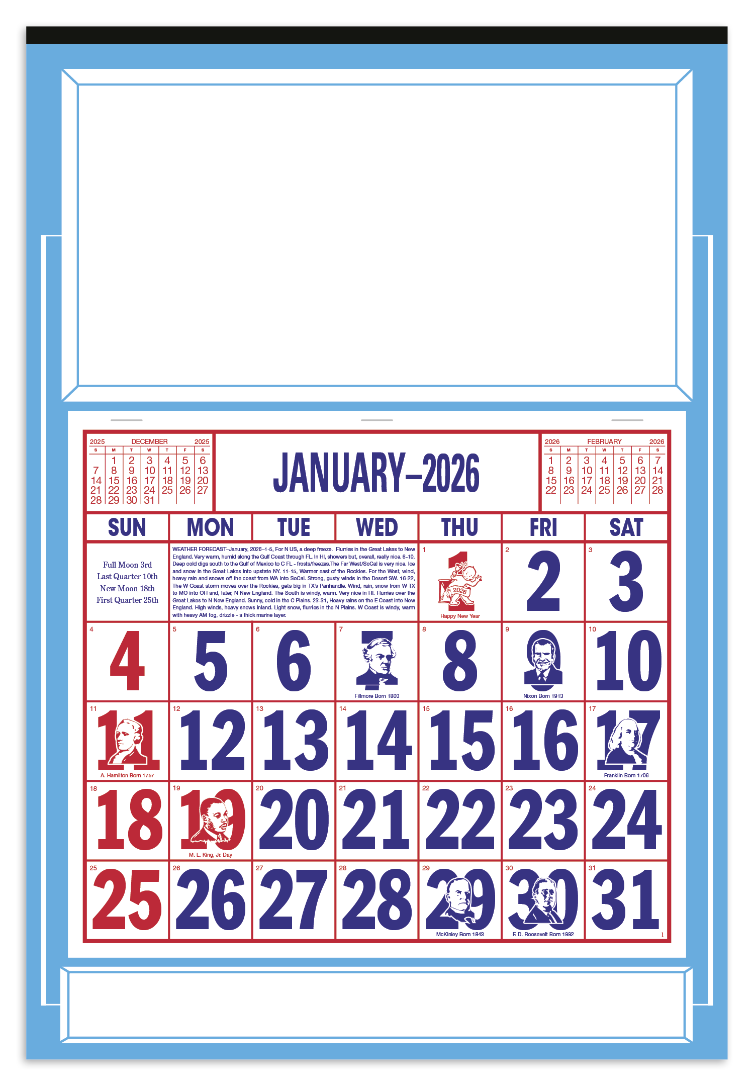 Skinner & Kennedy® Apron Calendar 94