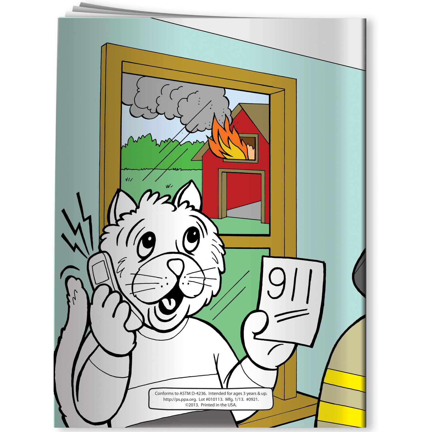 Coloring Book - Escaping Fire Danger 2