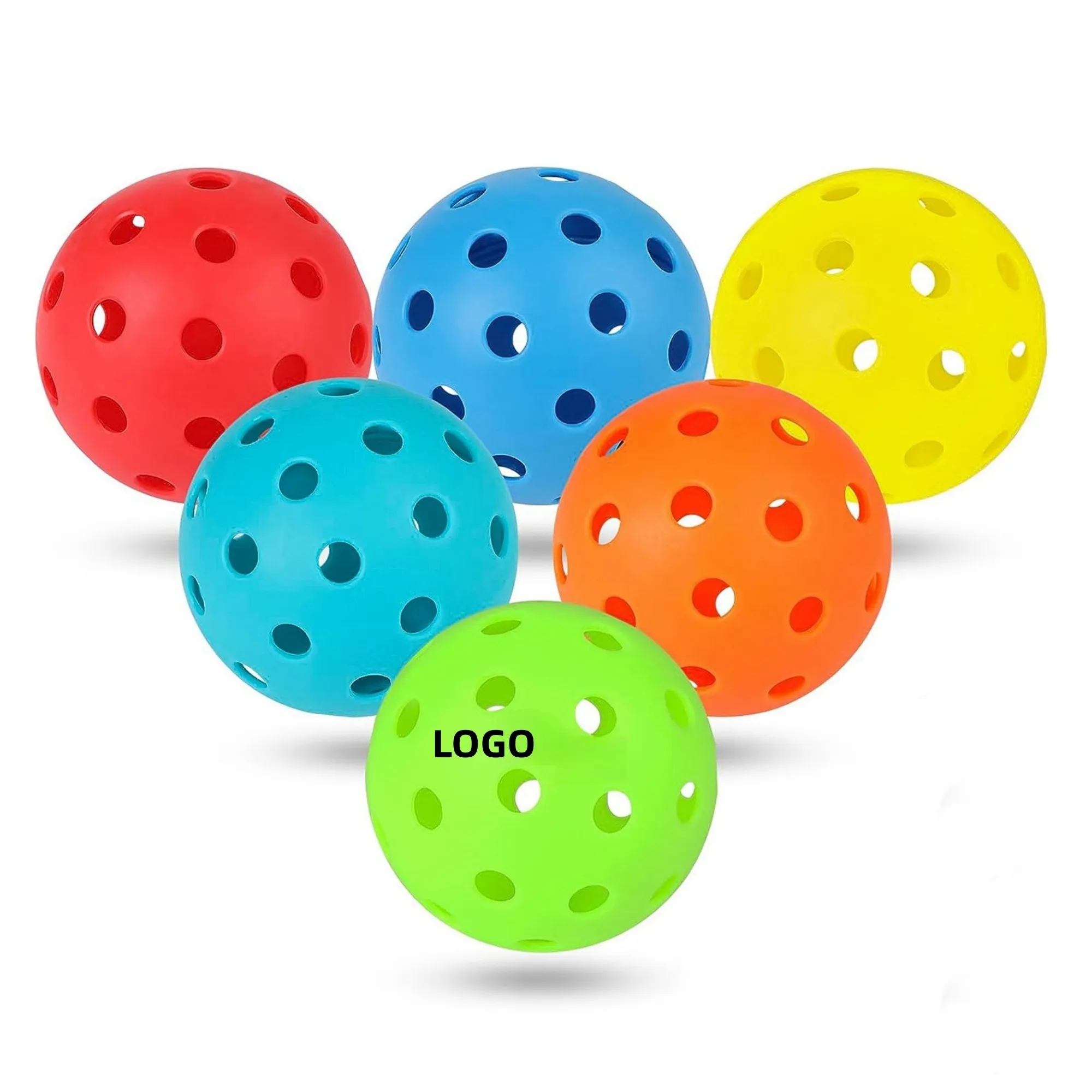 Resistant 40 Holes Outdoor Pickleballs 3