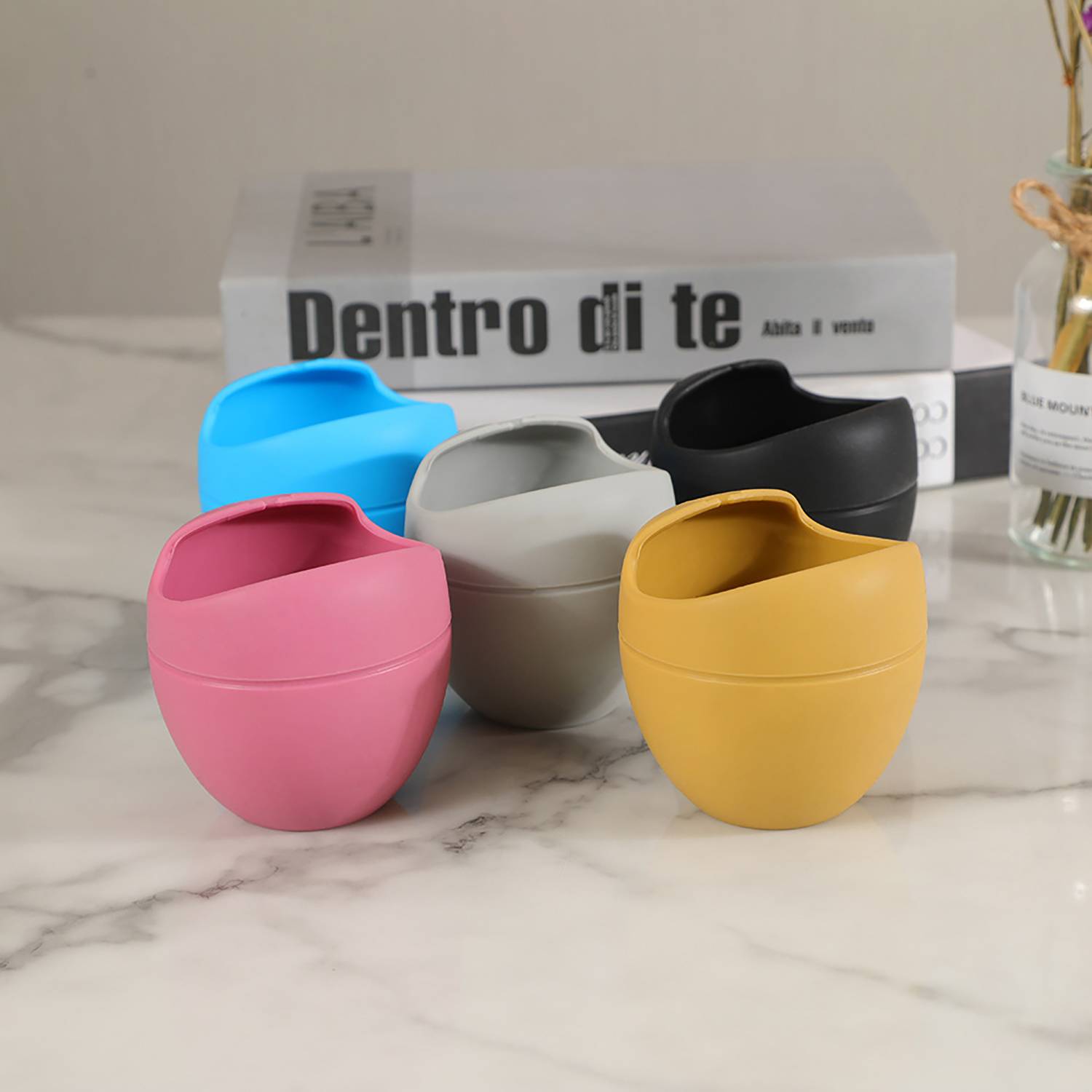 8oz Silicone Foldable Tea Cup With Straw 4