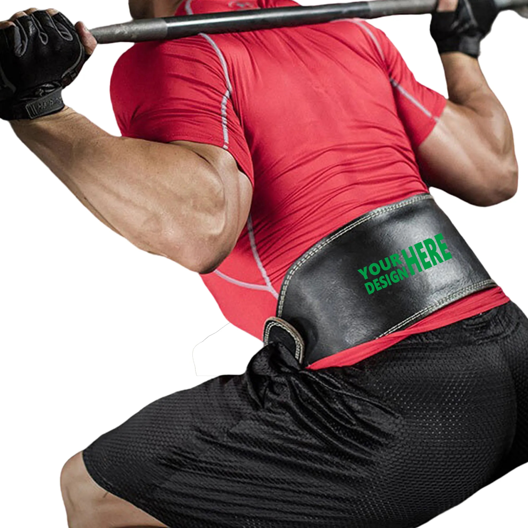 Leather Weightlifting Belt MOQ 20PCS 8